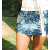 Sequin Shell Mini Skirt